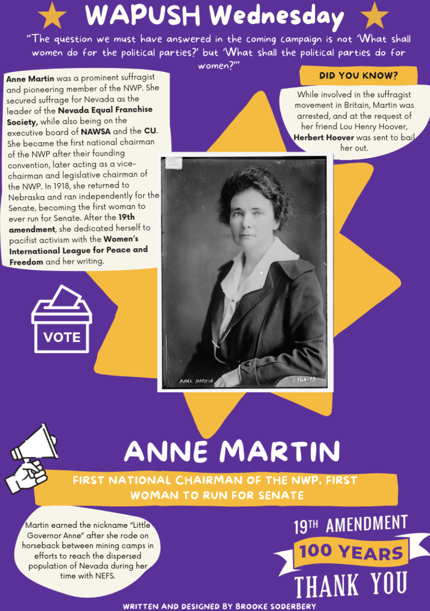 New Biographies by the WAPUSH Team